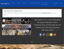 Tablet Screenshot of pennstatecru.org